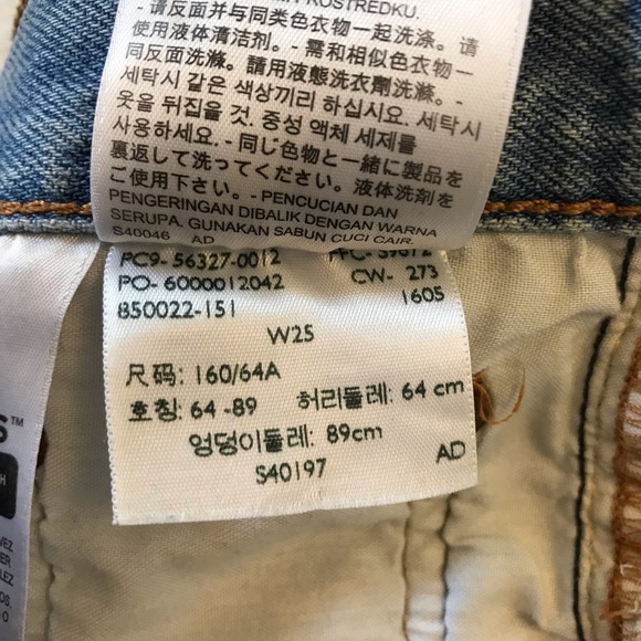 Levi’s Premium 501 distressed cutoff shorts - Picture 13 of 13